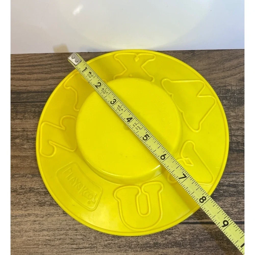 Vintage Playskool Alphabet Soup Bowls and Pot w Lid and Spoon  Replacement Piece